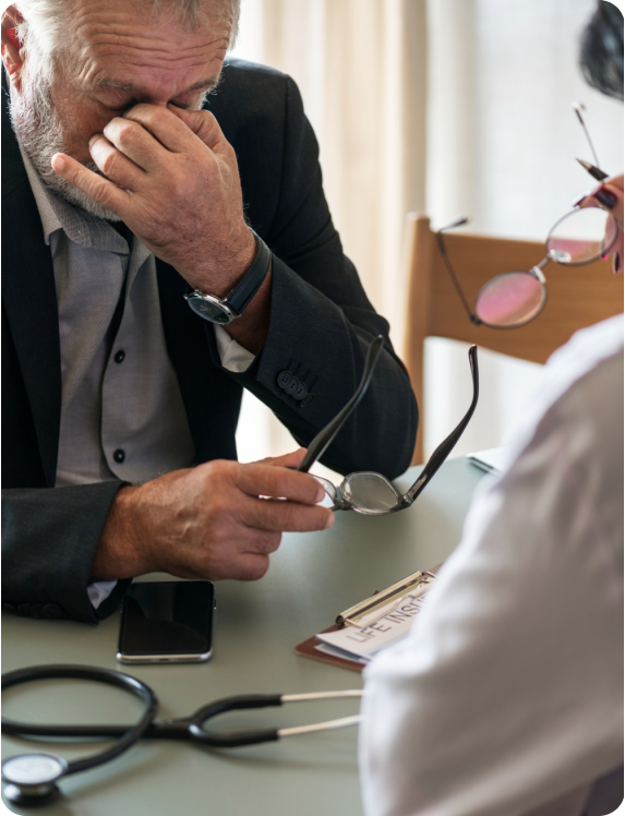 Surgeon in operating theatre